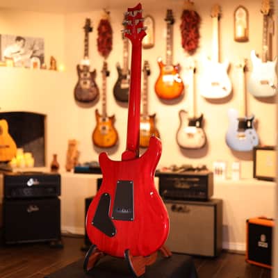 PRS SE Custom 24 - Charcoal Cherry Burst 2509 image 12