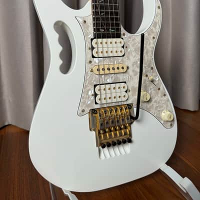First Year! Ibanez JEM7V-WH Steve Vai Signature with Ebony Fretboard 1993 White image 9