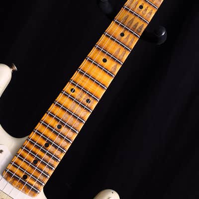 Fender Custom Shop 1959 Stratocaster Journeyman Relic NAMM 2019 LTD Olympic White/3 Tone Burst image 8
