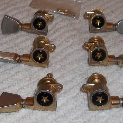 Vintage Gotoh "Star" Tuners 1970s Gold image 1