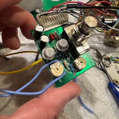 Stolhand Pedalboard Friendly JDF2 Fuzz Face with Stolhand mods and rare MP121A geranium transistors. image 3