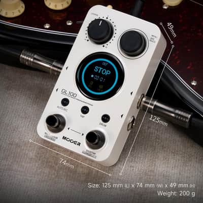 MOOER GL100 Looper Pedal Drum Machine, 2 in 1 Drum Looper Guitar Pedal  (Price includes the import duty for US buyer) image 8
