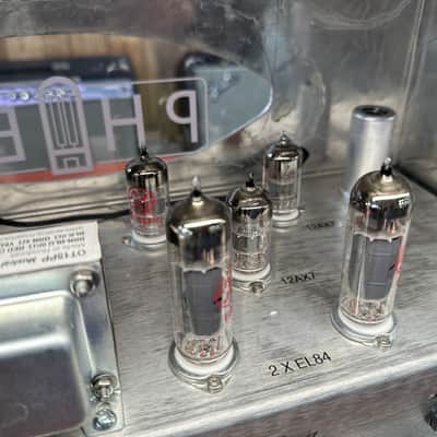 PHAEZ Asheville 15w 2 x EL84 Tube Amp Head - Diamond Plated image 8