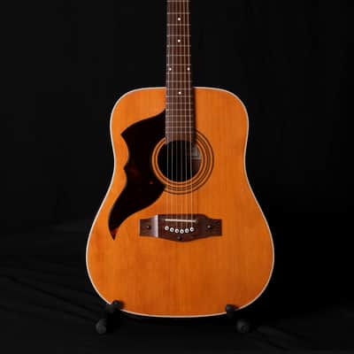 Vintage Left handed EKO Ranger 6 acoustic guitar with original case image 1