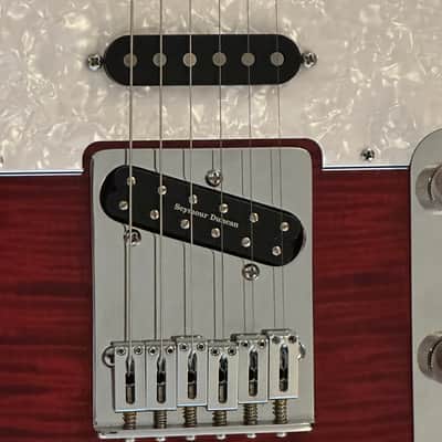 Warmoth Hybrid Tele 2020 - Transparent Red Burst image 5