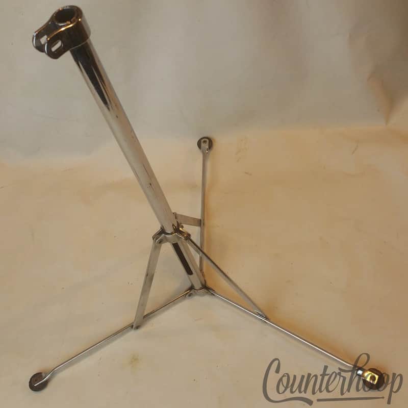 *Ludwig WFL 1121 Hi-Hat Stand Tripod Cymbal Stand Flat-Base Parts Chrome USA 50s image 1