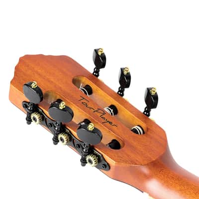 Ortega RTPDLX-FMA TourPlayer Series Solid Okoume Body Slim Neck Nylon 6-String Acoustic-Electric Guitar w/Gig Bag image 15