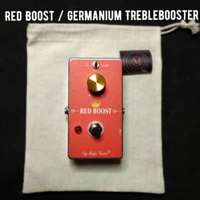 Red-Boost Effect Pedal-Treble-Booster-Rangemaster-By-Mojo-Gear-Germanium-boost-pedal image 1