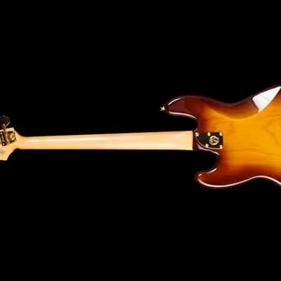 Fender 75th Anniversary Commemorative Jazz Bass 2020 - 2-Color Bourbon Burst image 4