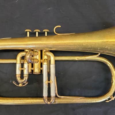 Couesnon Triebert Moderne Flugelhorn 1950s-1960s - Lacquered Brass Bild 5