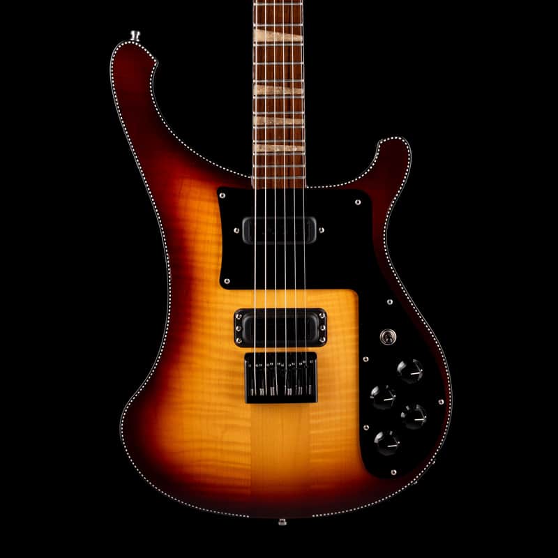 Pre Owned 2022 Rickenbacker Limited Edition 90th Anniversary 480XC TBG TobaccoGlo Guitar With OHSC - Serial # 22 012767 image 1