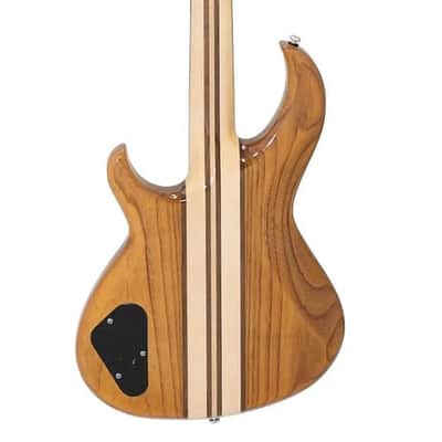 Brand New Aria Pro II SB-700 4-String Bass â€“ Oak Finish | Neck-Through | MB-1E Pickup | 2024 Reissue image 6