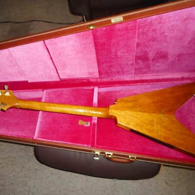 Scarecrow Guitars 59 korina V tribute, Hand Made with aged korina and Brazilian Rosewood Fret board Gibson HSC image 11