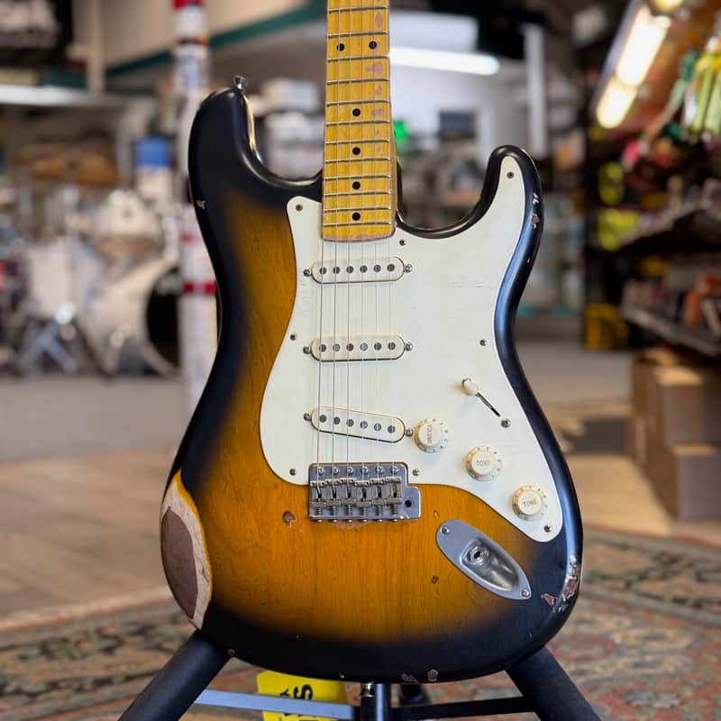 Nash S-57 2 Tone Sunburst, Ash Body, Heavy Relic W/ Free Shipping & Hard Case image 1