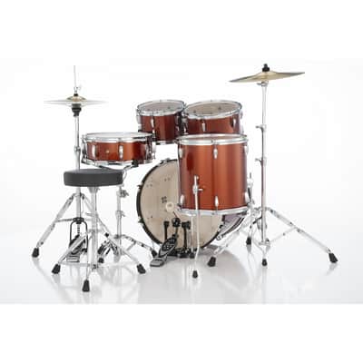 Pearl RS525SCC RoadShow Series 5-Piece Kit W/ Hardware & Cymbals #749 Burnt Orange Sparkle-#749 Burnt Orange Sparkle image 2