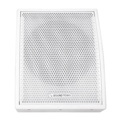 CARME-U10MW | CARME Series 10" Coaxial Passive 2-way Professional PA DJ Stage Monitor Speaker, White with U Mounting Bracket, for Surface-Mount, Installation, Live Sound, Bar, Church image 4