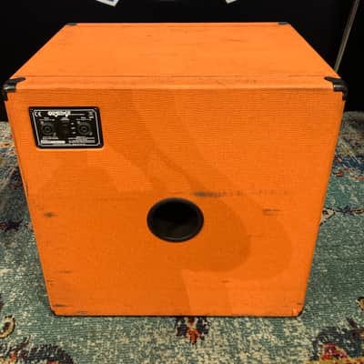 Tom Petersson's Cheap Trick, Orange - OBC410 4x10" 600-watt Bass Cabinet with Horn 8-ohm SIGNED!, AUTHENTICATED!  (TP #7) image 11