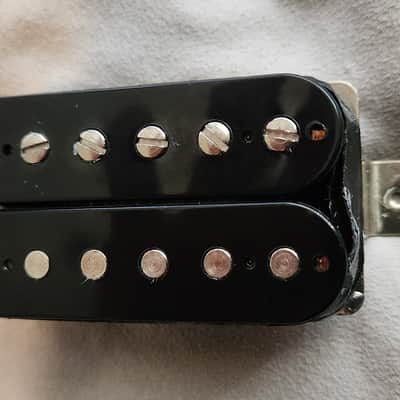 70s Tribute Rhythm, Double Black, 2-Conductor, Potted, Alnico 5, 16.2K Humbucking Pickup image 1