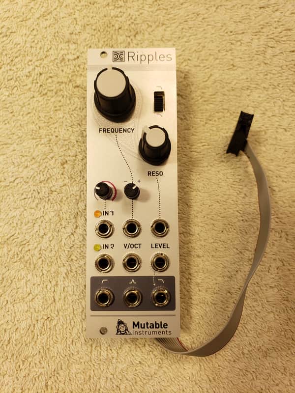 Mutable Instruments Ripples V2 Liquid Filter 2020 - White Silver image 1