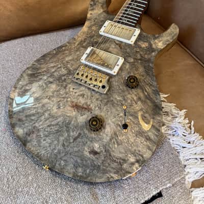 2019 PRS Private Stock #7959 Custom 24 - Natural Buckeye Burl - Roasted Curly Maple Neck - Fatback Black Limba Body image 2
