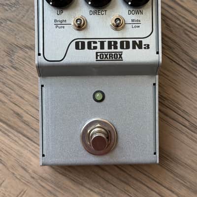 2023 Foxrox Electronics Octron 3 Analog Octave Up and Down Silver Enclosure image 2
