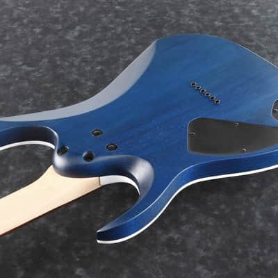 Ibanez RGA Series RGA42FMBLF Blue Lagoon Burst Flat Finish Electric Guitar image 4