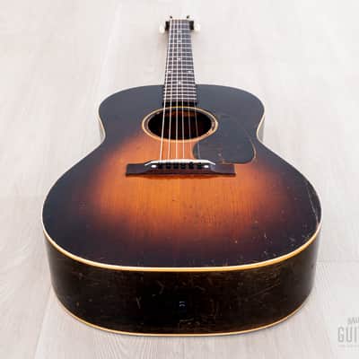 1944 Gibson Banner Logo LG-2 Vintage Wartime Acoustic Guitar w/ Case image 11