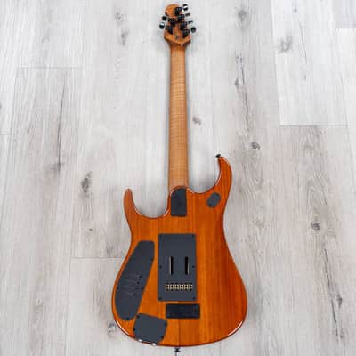 Ernie Ball Music Man Exclusive Run JP15 John Petrucci Signature Guitar, Trans Gold, Japanese Maple image 6