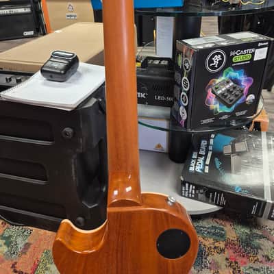 Gibson standard les paul 2019 - Trans amber AAA SUPER UPGRADED W/HARDCASE image 7