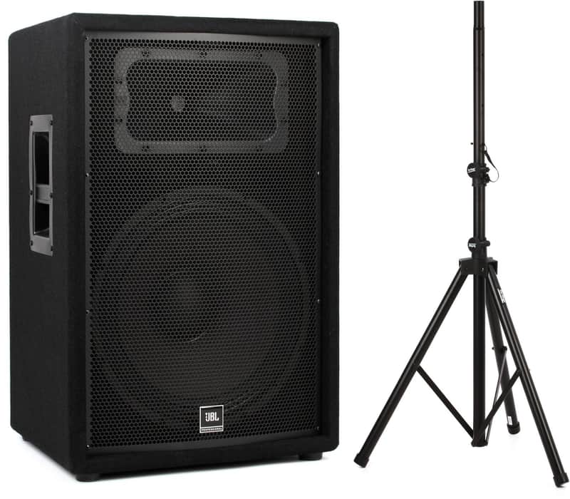 JBL JRX215 1000W 15 inch Passive Speaker  Bundle with On-Stage Stands SS7761B All-Aluminum Speaker Stand - Single image 1