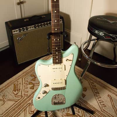 Lefty Fender Jazzmaster 2018 Mod Shop Daphne Blue image 2