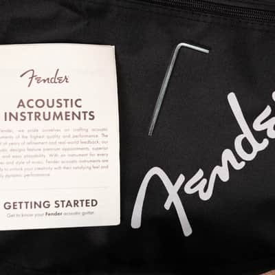 Fender California Standard Redondo Mini Acoustic Guitar - Black with Gig Bag image 14