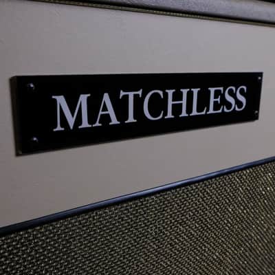 Matchless Avalon 30 Plexi Head Amp and 1x12 Cabinet - Cappuccino, Elk Beige Front, Gold Grill image 10