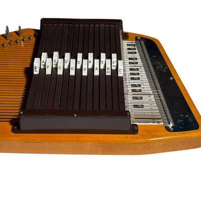 Vintage 1960s Oscar Schmidt 15-Chord Autoharp w/ Original Case & Accessories image 13