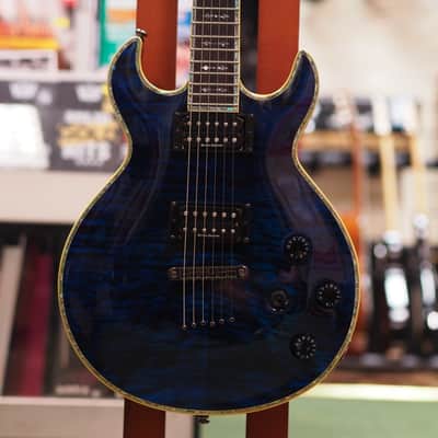 Schecter Diamond Series S-1 Elite See Thru Blue image 1