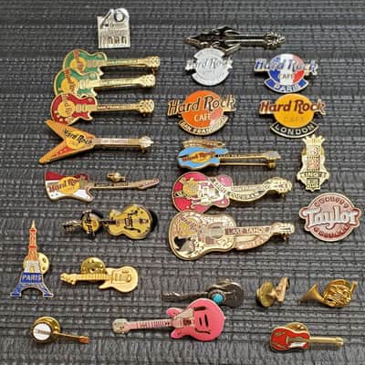 Hard Rock Cafe Hard Rock Guitar Pins image 1