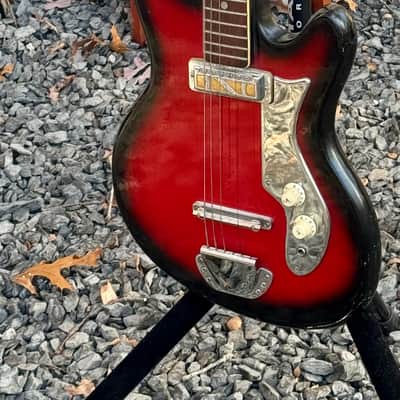 Tiesco Made in Japan vintage guitar 60s image 4