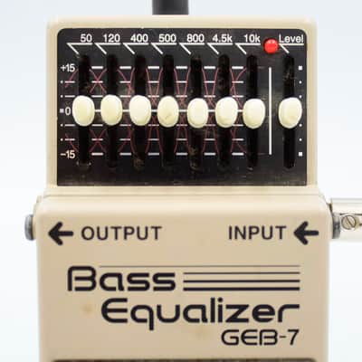 Boss GEB-7 Bass Equalizer Bass Guitar Effect Pedal BM07370 image 3