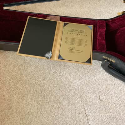 2010 Gibson Les Paul Custom 1960 Black Beauty "Gold Book" 50th Anniversary image 11