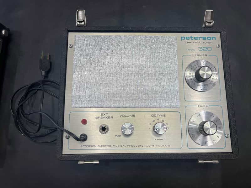 Peterson Vintage Model 320 Chromatic Tuner - black - Working perfectly. image 1
