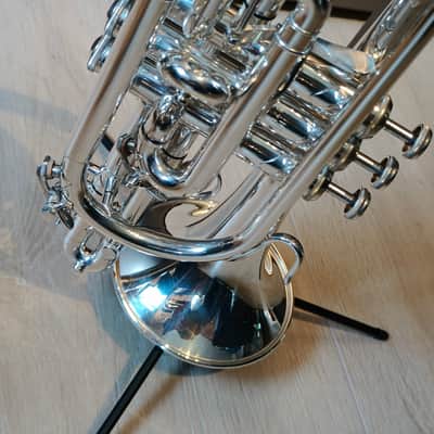 Bach Cornet 184 As new - Silver Bild 4