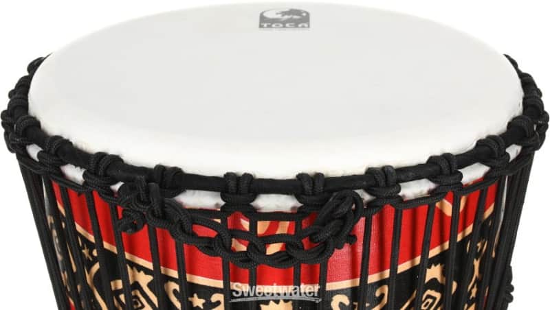 Toca Percussion Freestyle Rope-tuned Djembe - Bali Red (SFDJ-12RPd1) image 1