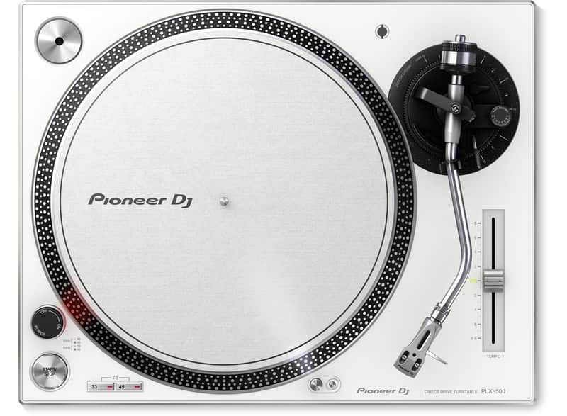 Pioneer #PLX-500-W - Pioneer DJ Turntable - White PLX500 image 1
