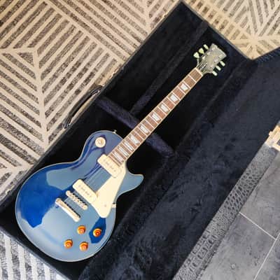 Epiphone '56 Les Paul Standard PRO with case 2014 - 2019 - Chicago Blue image 9