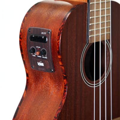 Leho LHUC-MM-E Mahogany Series Arch Back Concert Ukulele With Pickup image 2