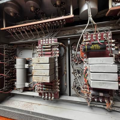 1938 Collins Radio Co. 12H-6 Console tube mixer broadcast preamp image 18