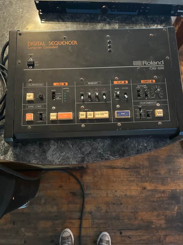 Roland CSQ-600 Computer Controlled Digital Sequencer 1980 - 1983 - Black image 1