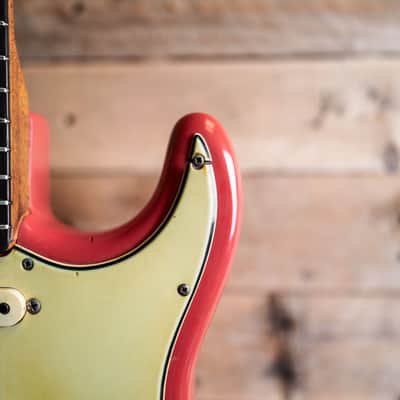 1963 Fender Stratocaster In Fiesta Red image 7