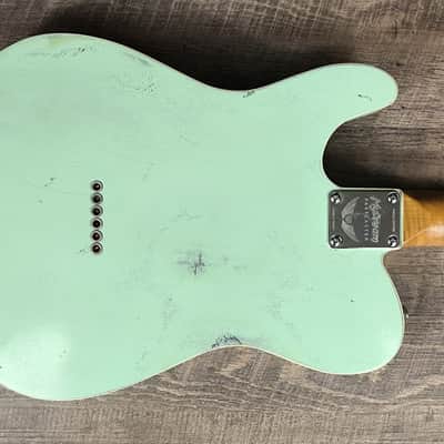 MyDream Partcaster Custom Built - Heavy Relic Surf Green Roasted Five Two image 8