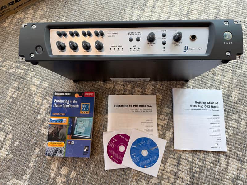 Digidesign Digi 002R Firewire Audio Interface 2000s - Grey image 1